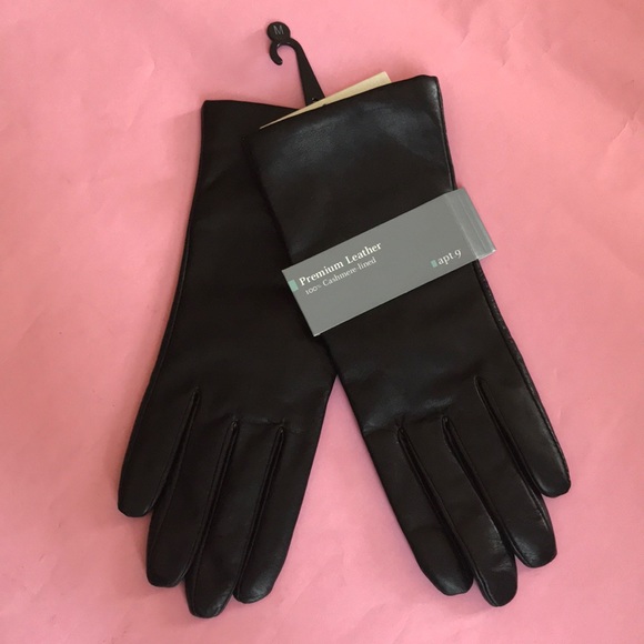 apt 9 leather gloves